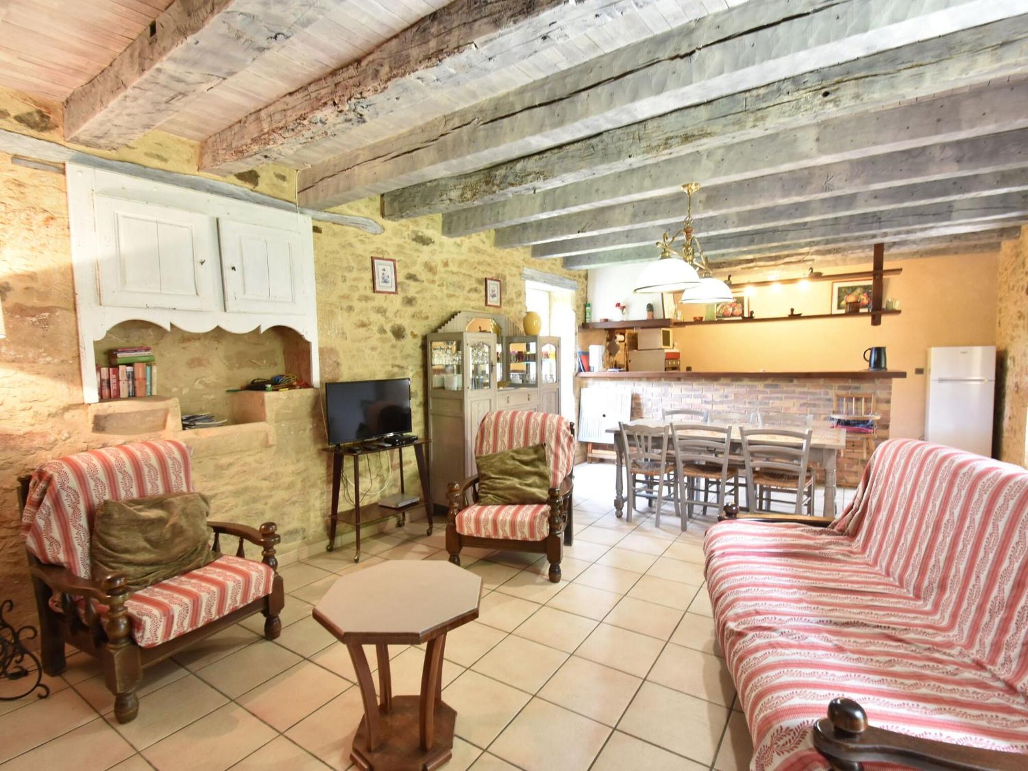 Refined Holiday Home in Villefranche Du Perigord with Garden Exterior foto