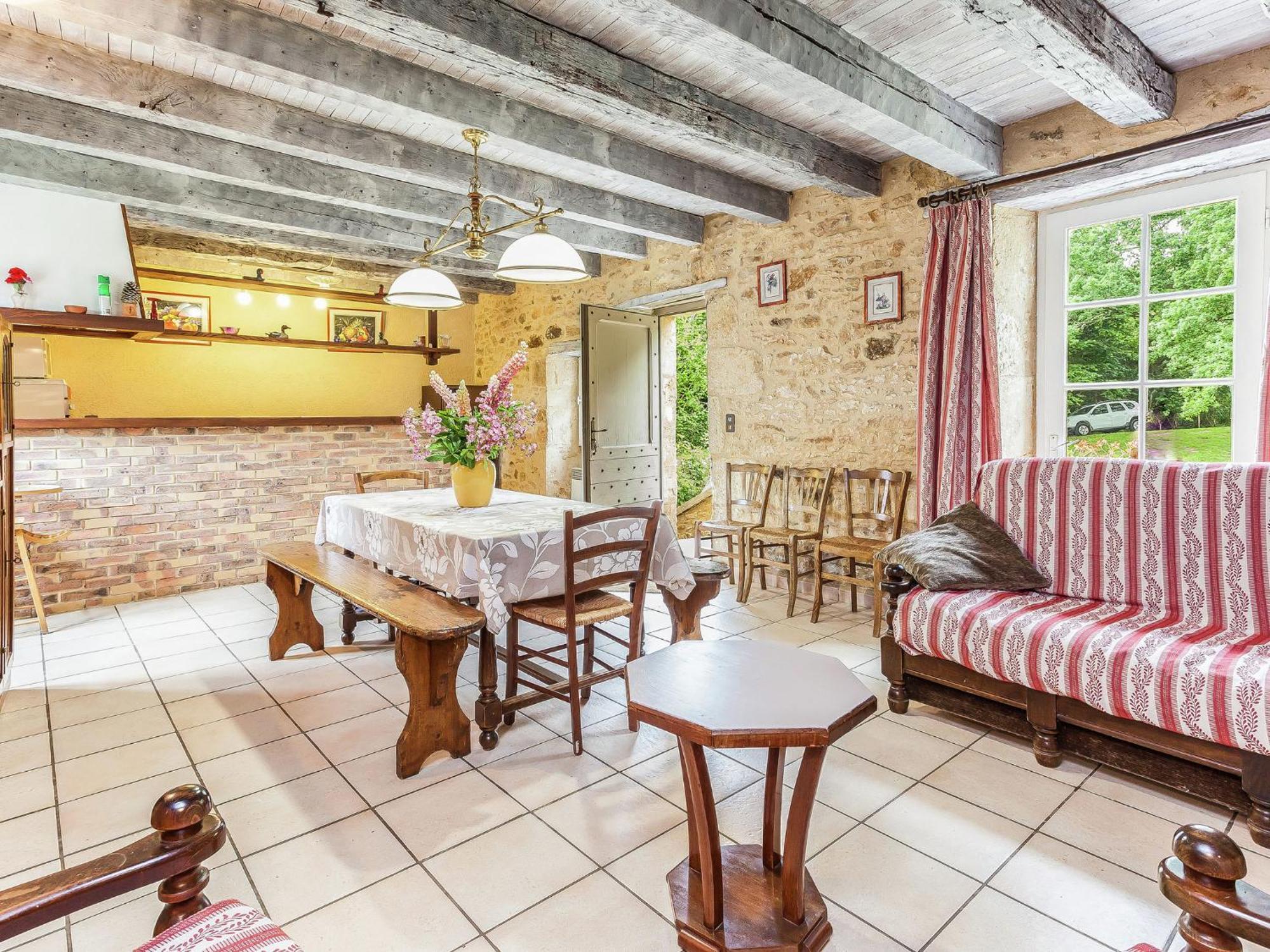 Refined Holiday Home in Villefranche Du Perigord with Garden Exterior foto
