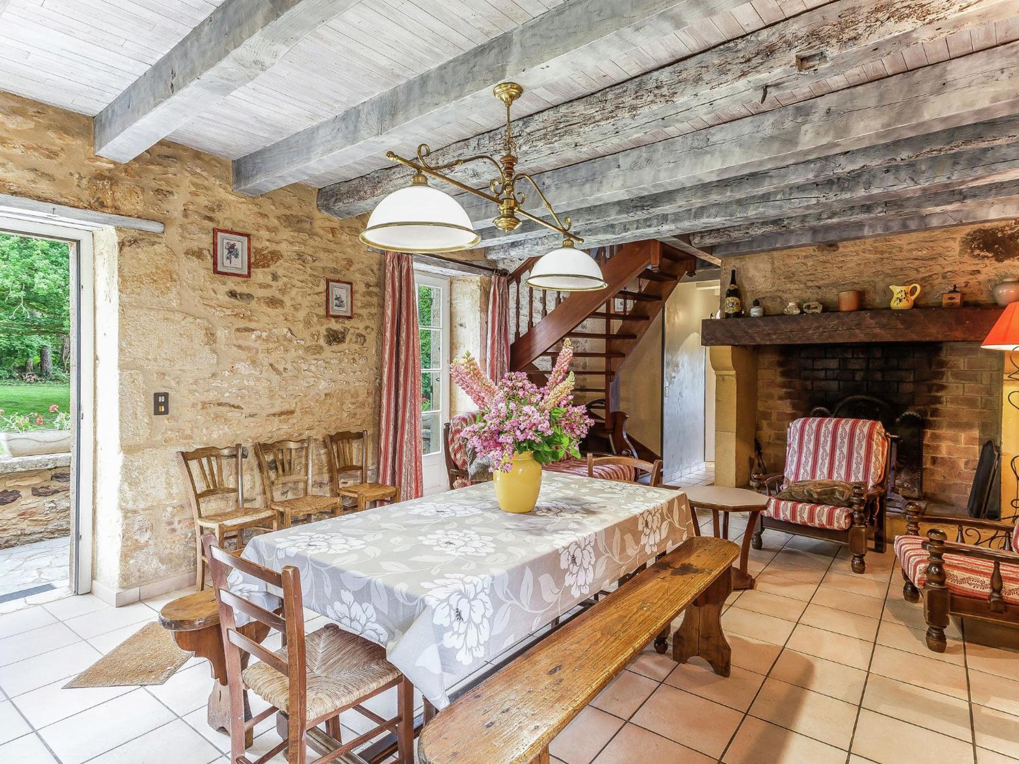Refined Holiday Home in Villefranche Du Perigord with Garden Exterior foto