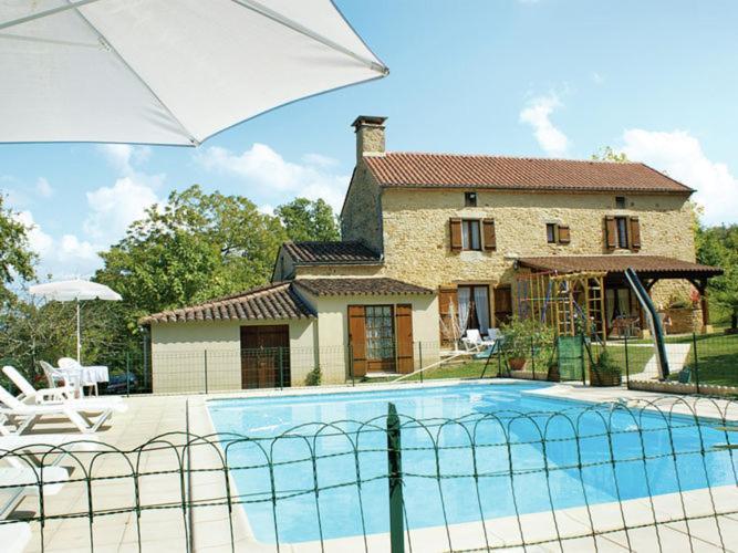 Refined Holiday Home in Villefranche Du Perigord with Garden Exterior foto